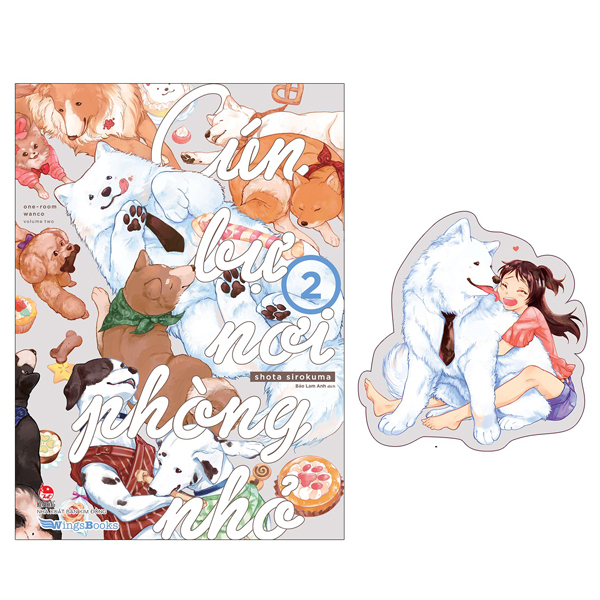 Bộ Cún Bự Nơi Phòng Nhỏ - Tập 2 - Tặng Kèm Bookmark Bế Hình