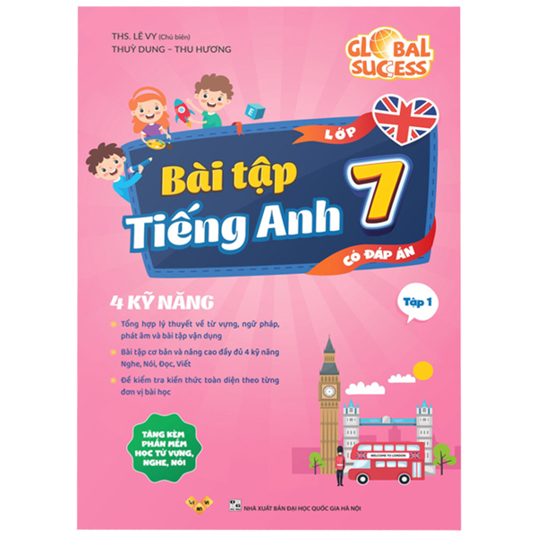 Bộ Global Success - Bài Tập Tiếng Anh 7 - Tập 1 (Có Đáp Án)