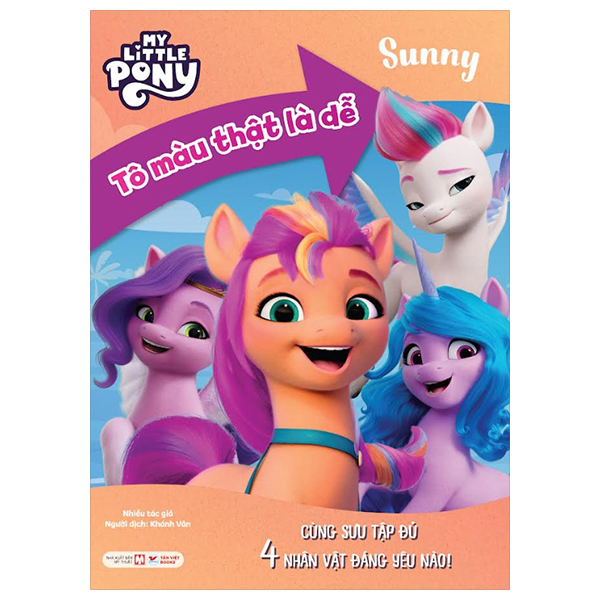 Bộ My Little Pony - Tô Màu Thật Là Dễ - Sunny - Cùng Sưu Tập Đủ 4 Nhân Vật Đáng Yêu Nào!