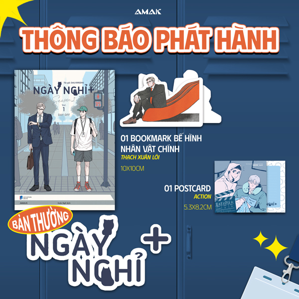 Bộ Ngày Nghỉ - Season 2 - Tập 1 - Tặng Kèm Bookmark Bế Hình Thạch Xuân Lôi + Postcard “Action!”