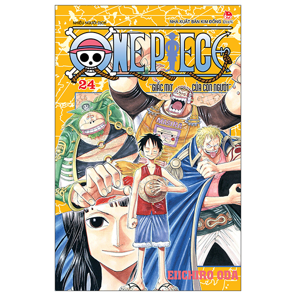 Bộ One Piece - Tập 24 - Giấc Mơ Của Con Người - Bản Bìa Áo (Tái Bản 2025)