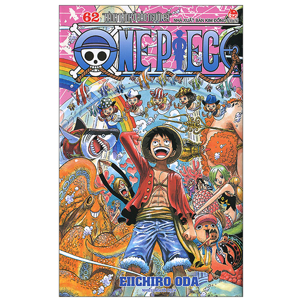 Bộ One Piece - Tập 62 - Hành Trình Ở Đảo Người Cá - Bản Bìa Áo (Tái Bản 2025)