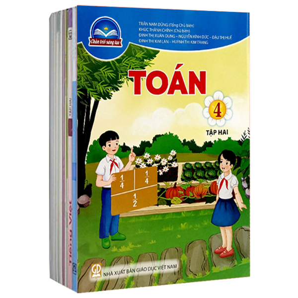 bộ sách giáo khoa bộ lớp 4 - chân trời - sách bài học (bộ 13 cuốn) (mỹ thuật bản 1) (chuẩn)