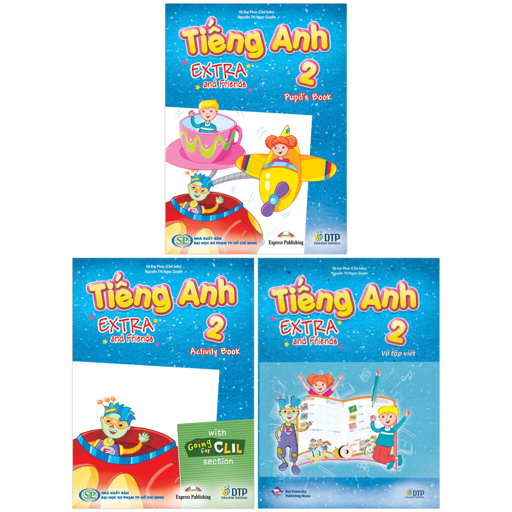 Bộ Sách Tiếng Anh 2 - Extra And Friends - Pupil's Book + Activity Book + Vở Tập Viết (Bộ 3 Cuốn)