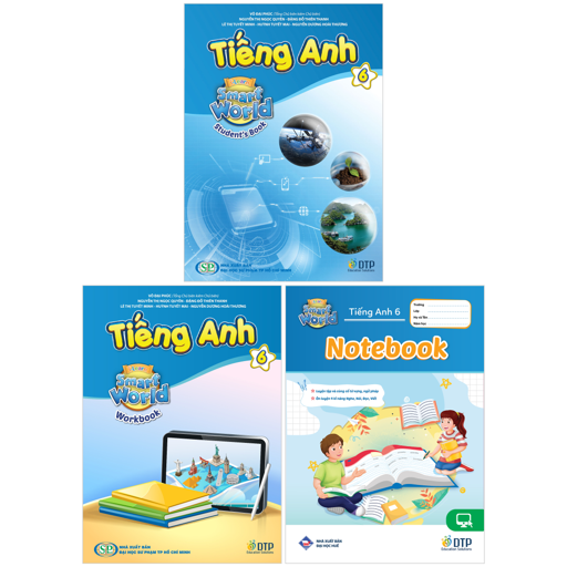 Bộ Sách Tiếng Anh 6 - I-Learn Smart World - Student's Book + Workbook + Notebook (Bộ 3 Cuốn)