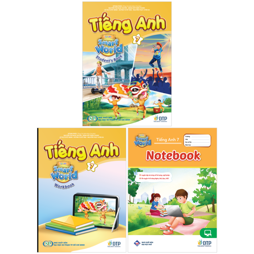 Bộ Sách Tiếng Anh 7 - I-Learn Smart World - Student's Book + Workbook + Notebook (Bộ 3 Cuốn)