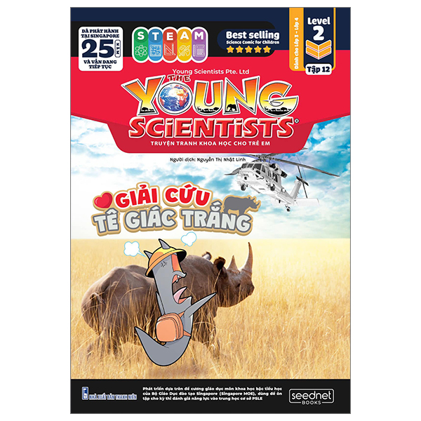 Bộ The Young Scientists - Truyện Tranh Khoa Học Cho Trẻ Em - Level 2 - Tập 12 - Giải Cứu Tê Giác Trắng