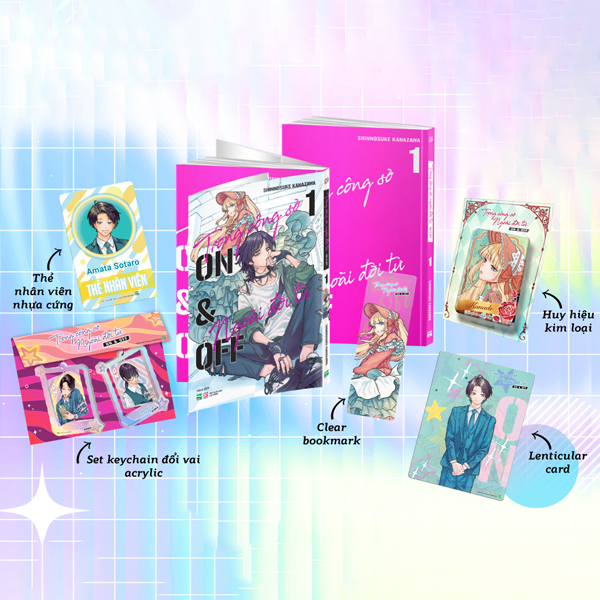 Bộ Trong Công Sở, Ngoài Đời Tư - On & Off - Tập 1 - Bản Sưu Tầm - Tặng Kèm Bookmark Nhựa Trong + Huy Hiệu Kim Loại + Lenticular Card + Set Keychain Switch + Thẻ Staff