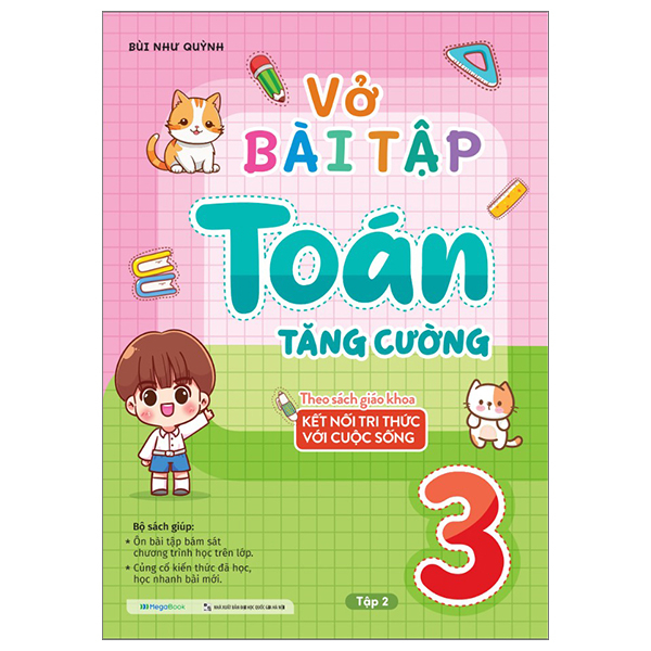 Bộ Vở Bài Tập Toán Tăng Cường 3 - Tập 2 (Theo Sách Giáo Khoa Kết Nối Tri Thức Với Cuộc Sống)