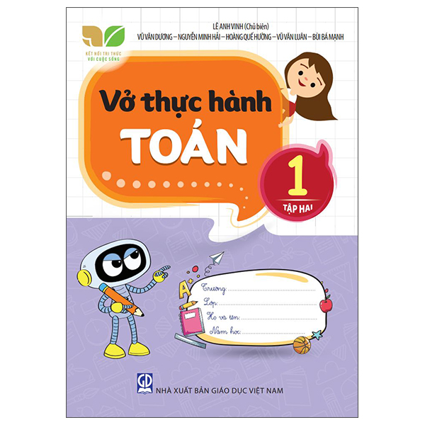 Bộ Vở Thực Hành Toán 1 - Tập 2 (Kết Nối Tri Thức)