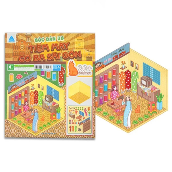 Bóc Dán 3D - Tiệm May Cô Ba Sài Gòn