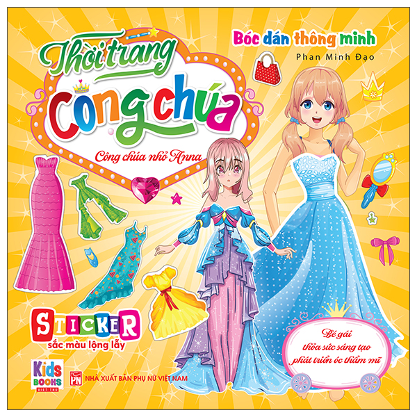Bóc Dán Thông Minh - Thời Trang Công Chúa - Công Chúa Nhỏ Anna