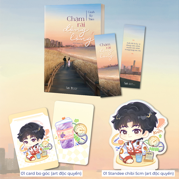 chậm rãi động lòng - tập 2 - bản đặc biệt - tặng kèm bookmark bồi cứng + card bo góc nhân vật nam art độc quyền + standee nhân vật nam art độc quyền