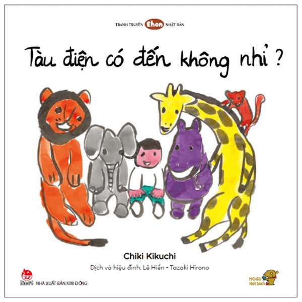 ehon - mọt sách mogu - tàu điện có đến không nhỉ? (từ 0 - 6 tuổi)