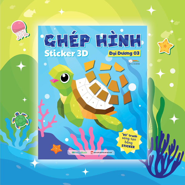 Ghép Hình Sticker 3D - Đại Dương 03