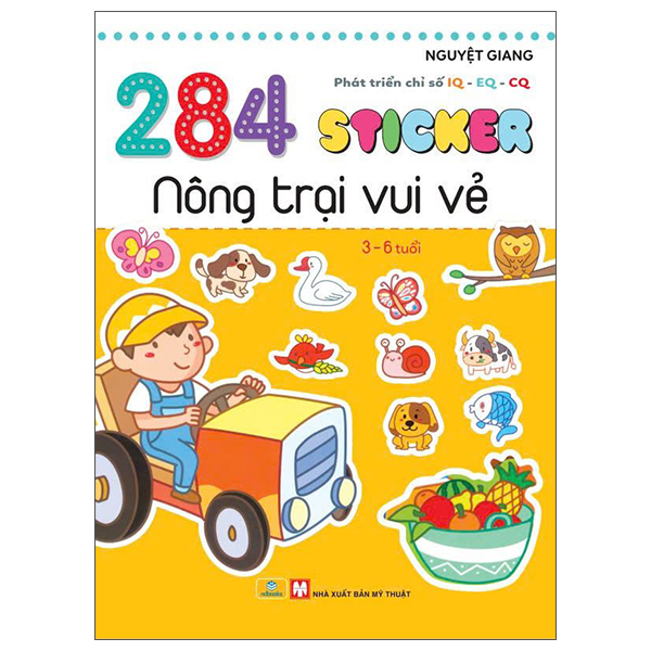 Phát Triển Chỉ Số IQ-EQ-CQ - 284 Sticker Nông Trại Vui Vẻ