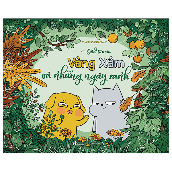 Sách Tô Màu - Vàng Xám Và Những Ngày Xanh