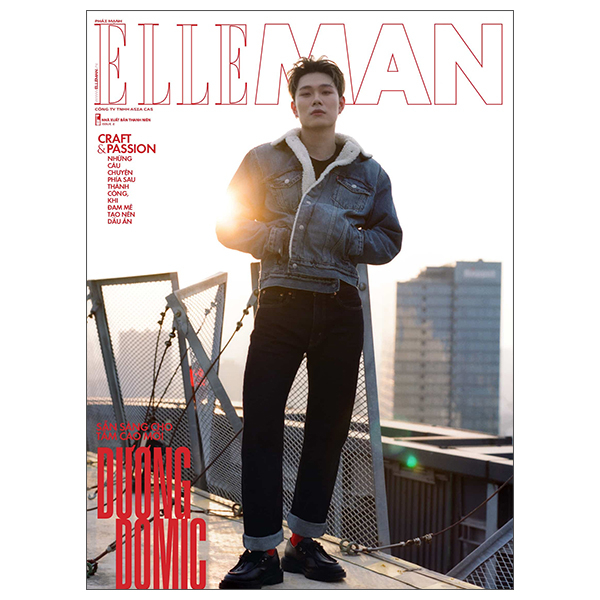 tạp chí phái mạnh elle man tháng 01/2025 - craft and passion - bìa 3